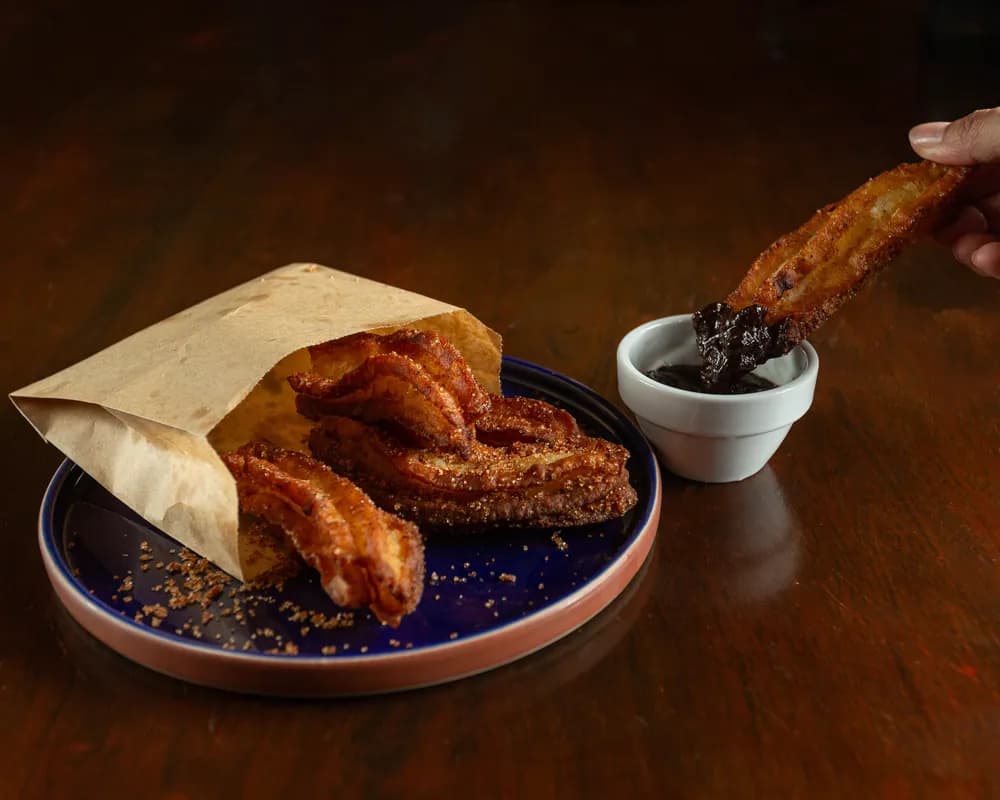 Churros with Chocolate Dipping Sauce
